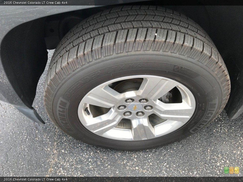 2016 Chevrolet Colorado LT Crew Cab 4x4 Wheel and Tire Photo #144665977