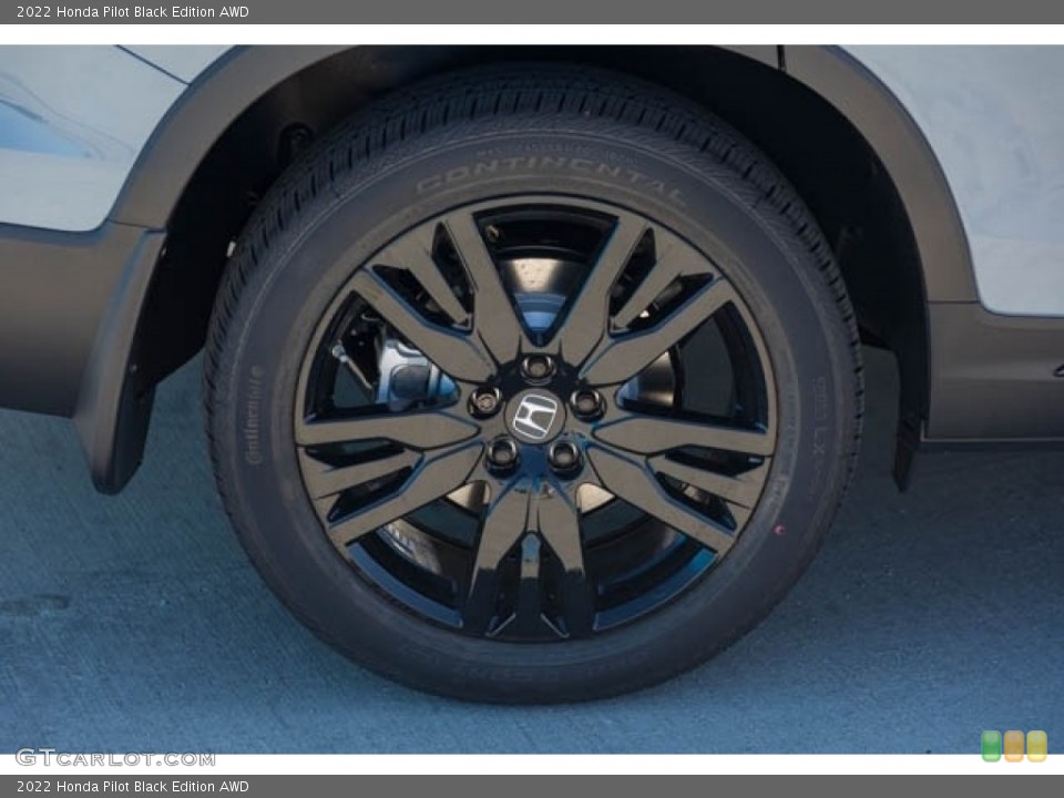 2022 Honda Pilot Black Edition AWD Wheel and Tire Photo #144670205