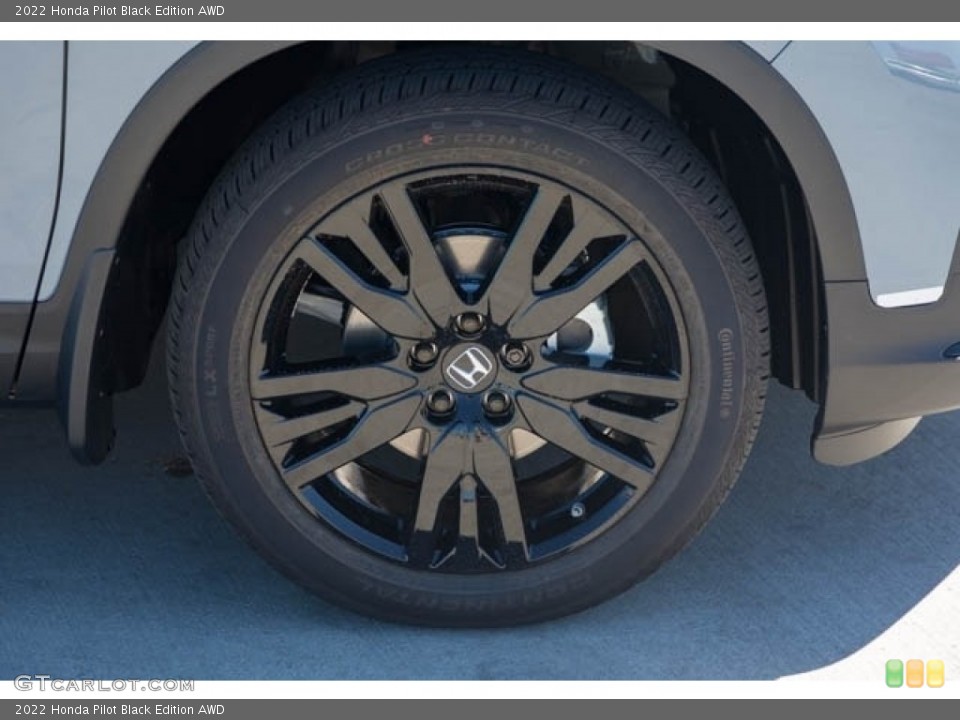 2022 Honda Pilot Black Edition AWD Wheel and Tire Photo #144670226