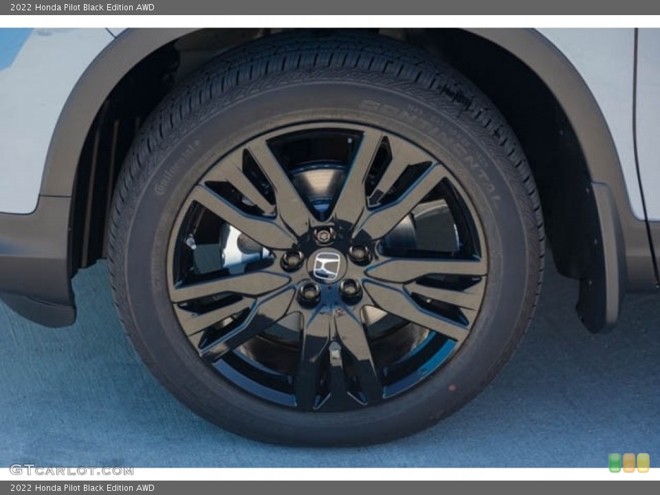 2022 Honda Pilot Black Edition AWD Wheel and Tire Photo #144670271