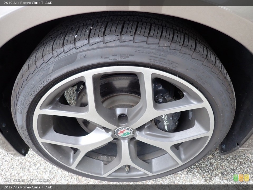 2019 Alfa Romeo Giulia Ti AWD Wheel and Tire Photo #144675749