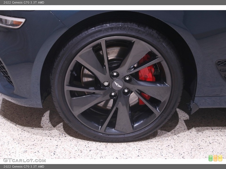 2022 Genesis G70 3.3T AWD Wheel and Tire Photo #144679361