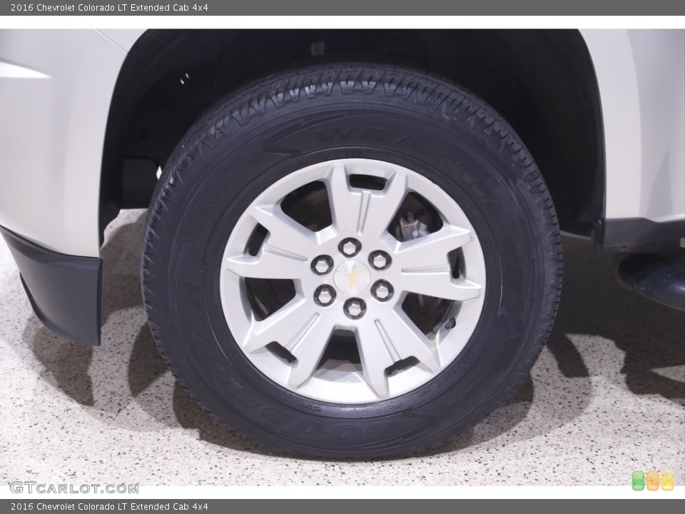 2016 Chevrolet Colorado LT Extended Cab 4x4 Wheel and Tire Photo #144698028