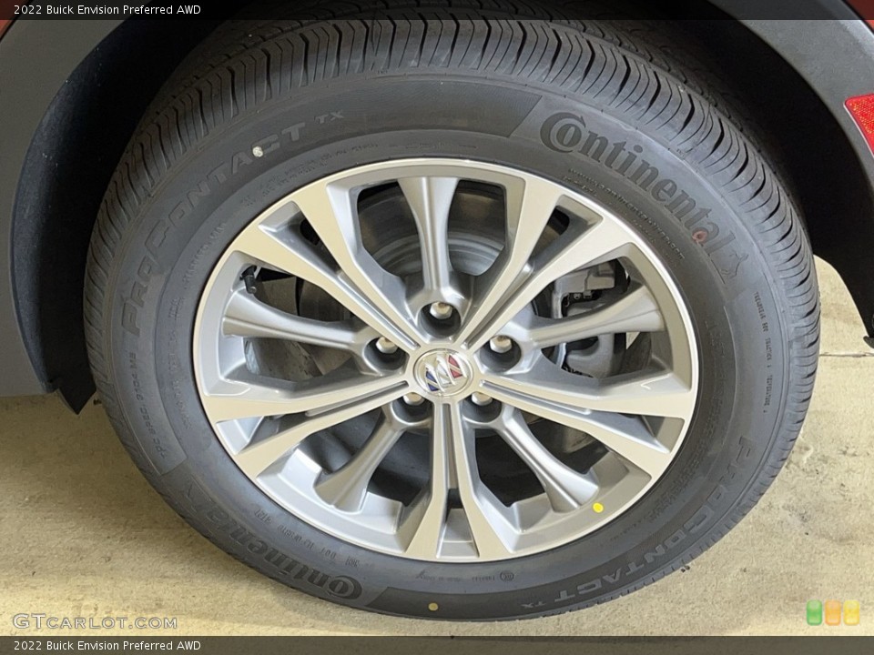 2022 Buick Envision Preferred AWD Wheel and Tire Photo #144698691