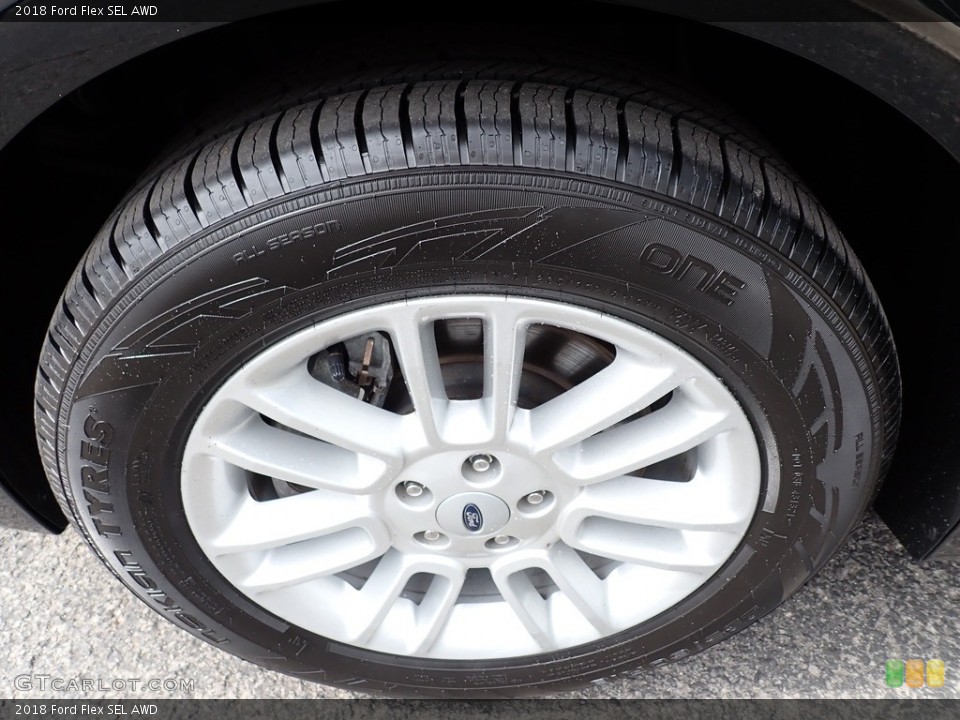 2018 Ford Flex SEL AWD Wheel and Tire Photo #144712123