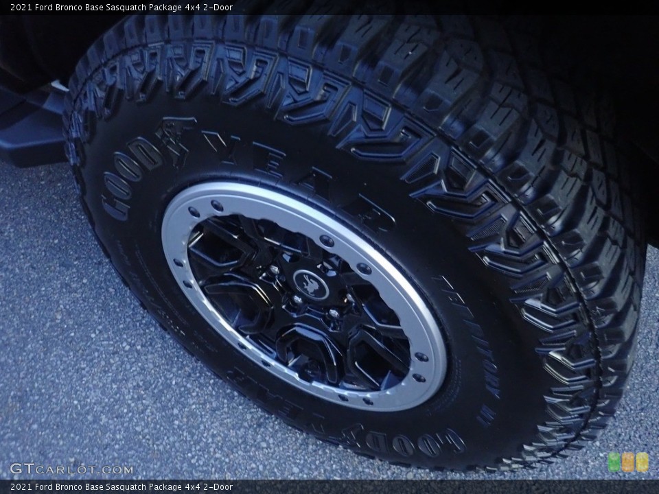 2021 Ford Bronco Base Sasquatch Package 4x4 2-Door Wheel and Tire Photo #144732343