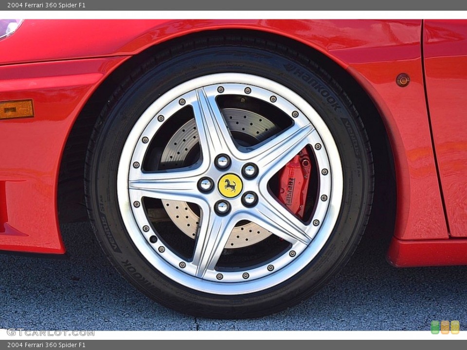 2004 Ferrari 360 Spider F1 Wheel and Tire Photo #144736376
