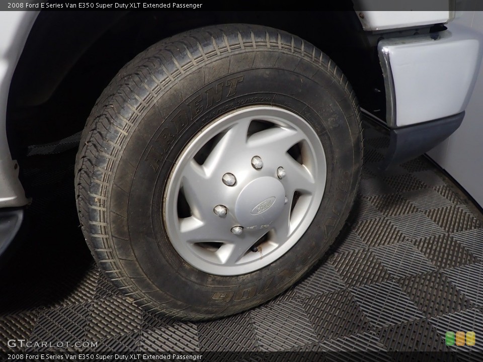 2008 Ford E Series Van E350 Super Duty XLT Extended Passenger Wheel and Tire Photo #144737963