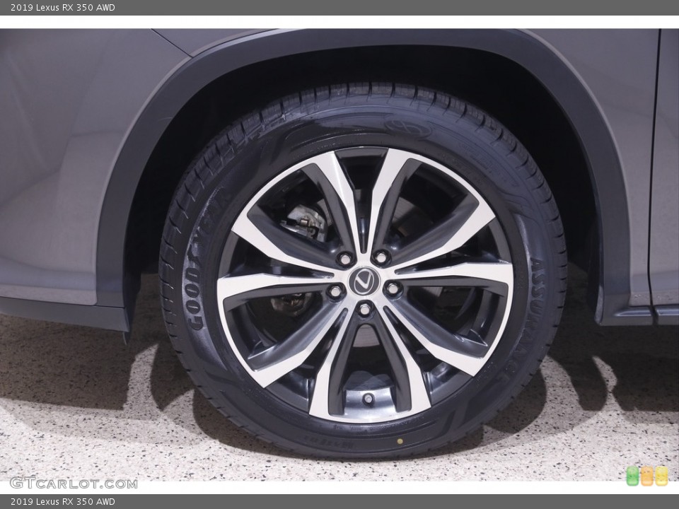 2019 Lexus RX 350 AWD Wheel and Tire Photo #144748369