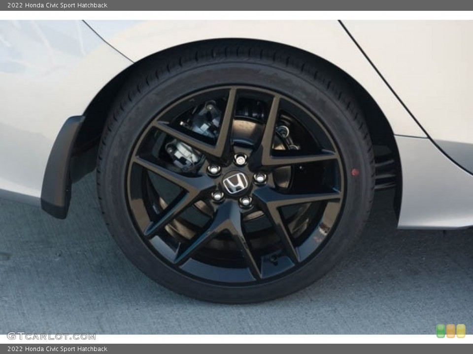 2022 Honda Civic Sport Hatchback Wheel and Tire Photo #144762948