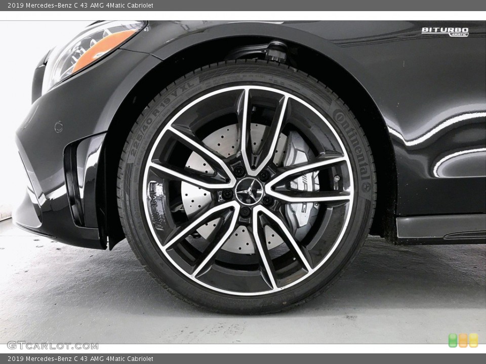 2019 Mercedes-Benz C 43 AMG 4Matic Cabriolet Wheel and Tire Photo #144764936