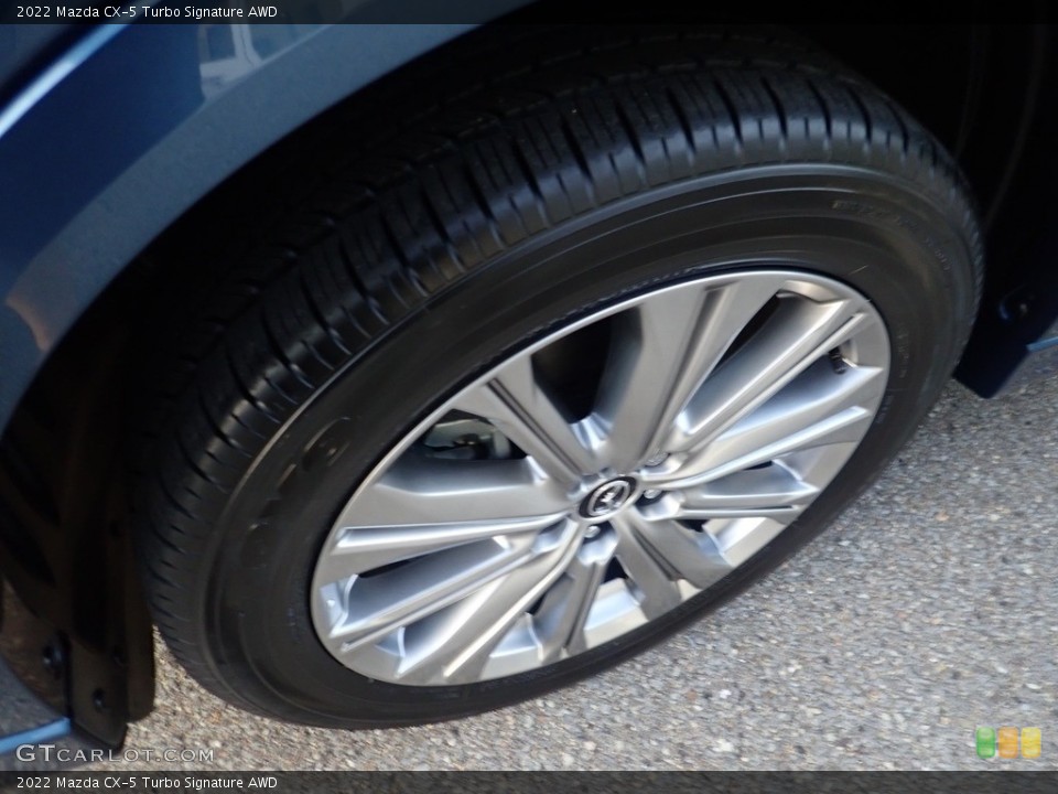 2022 Mazda CX-5 Turbo Signature AWD Wheel and Tire Photo #144784538