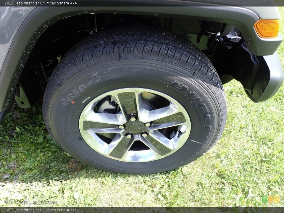 2023 Jeep Wrangler Unlimited Sahara 4x4 Wheel and Tire Photo #144801262