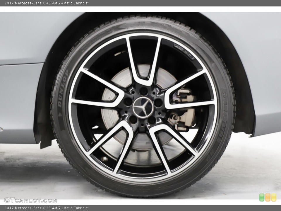 2017 Mercedes-Benz C 43 AMG 4Matic Cabriolet Wheel and Tire Photo #144801274