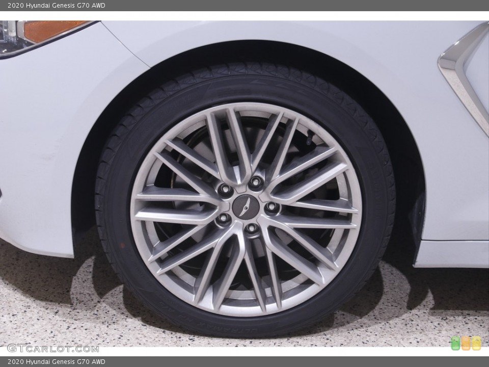 2020 Hyundai Genesis G70 AWD Wheel and Tire Photo #144815309