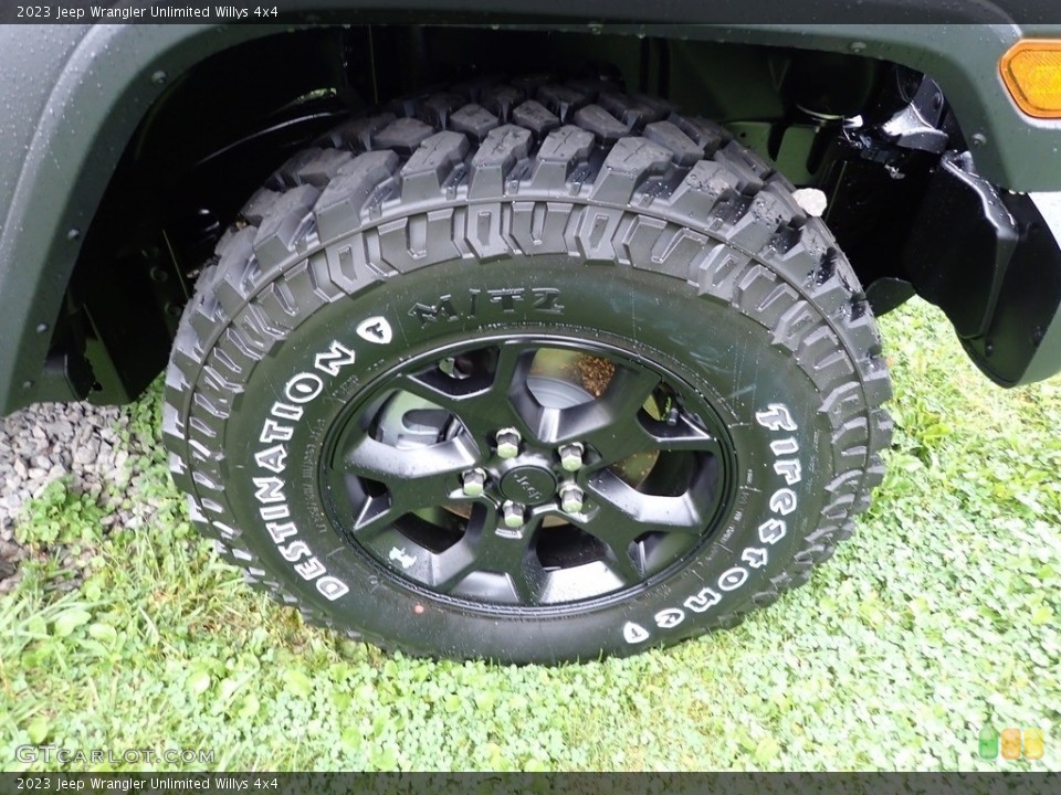 2023 Jeep Wrangler Unlimited Willys 4x4 Wheel and Tire Photo #144822487