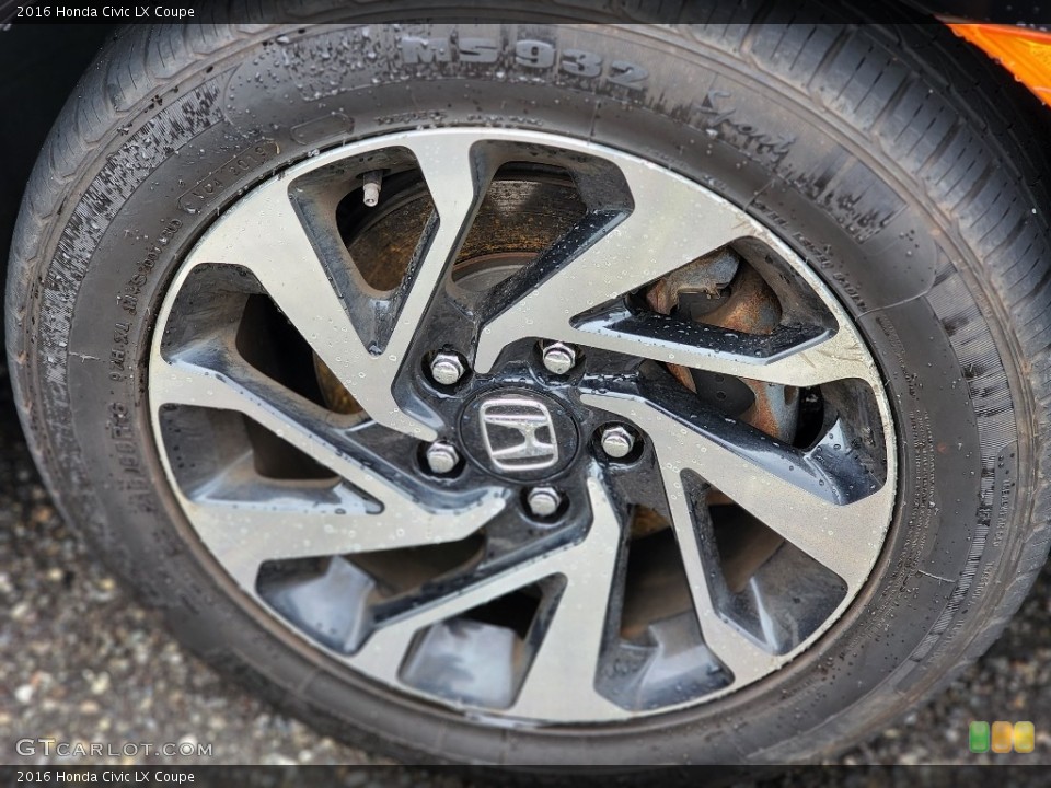 2016 Honda Civic LX Coupe Wheel and Tire Photo #144834992
