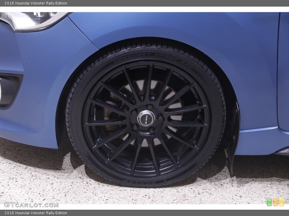 2016 Hyundai Veloster Rally Edition Wheel and Tire Photo #144837143