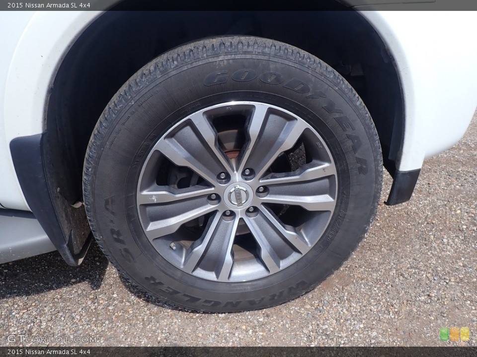 2015 Nissan Armada SL 4x4 Wheel and Tire Photo #144876746