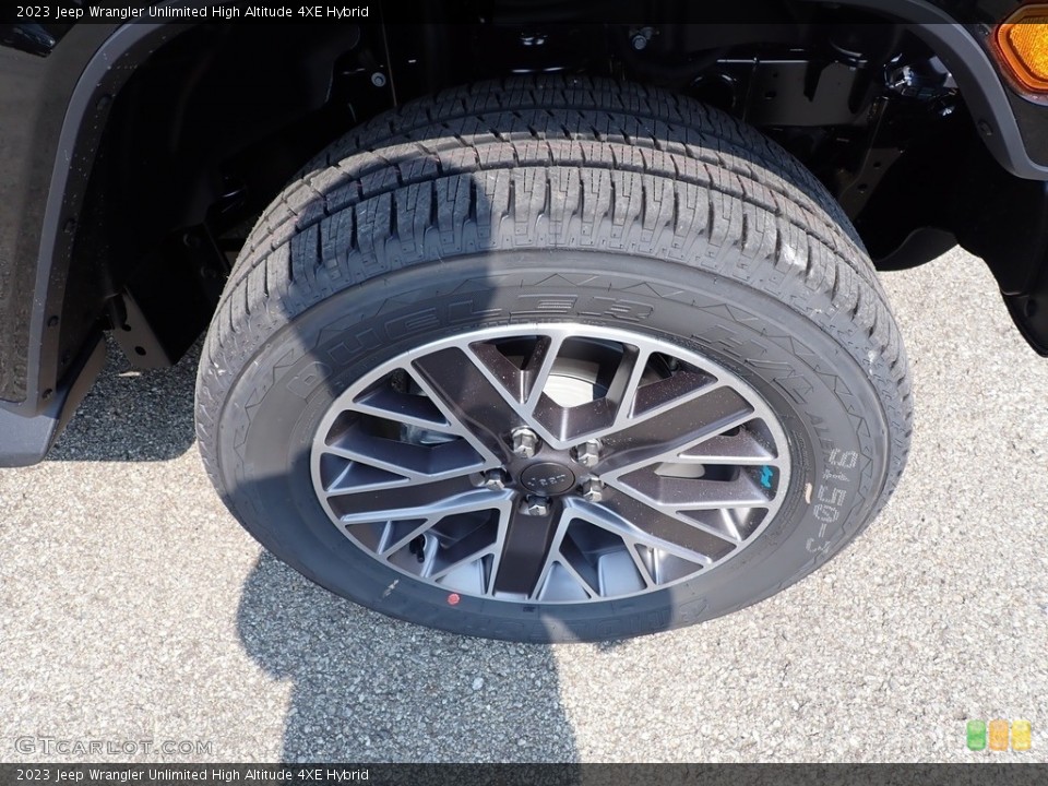 2023 Jeep Wrangler Unlimited High Altitude 4XE Hybrid Wheel and Tire Photo #144885988