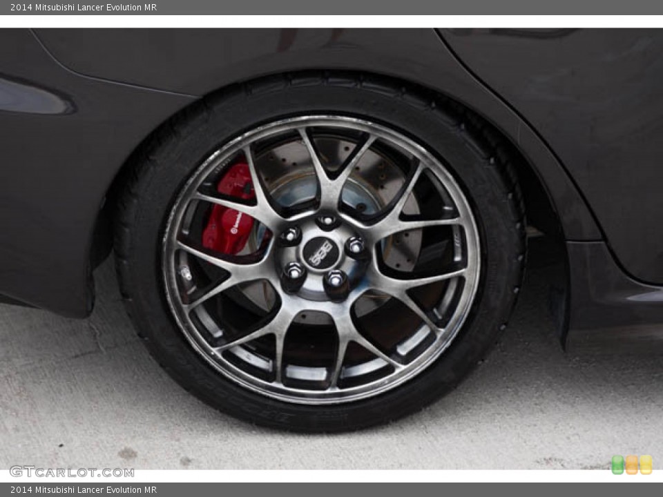 2014 Mitsubishi Lancer Evolution MR Wheel and Tire Photo #144888145