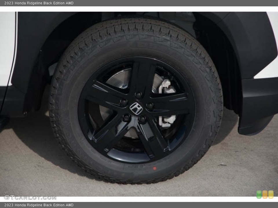 2023 Honda Ridgeline Black Edition AWD Wheel and Tire Photo #144888388