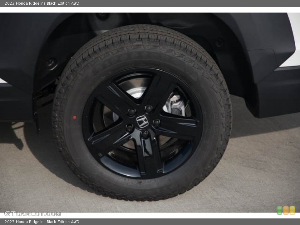2023 Honda Ridgeline Black Edition AWD Wheel and Tire Photo #144888403