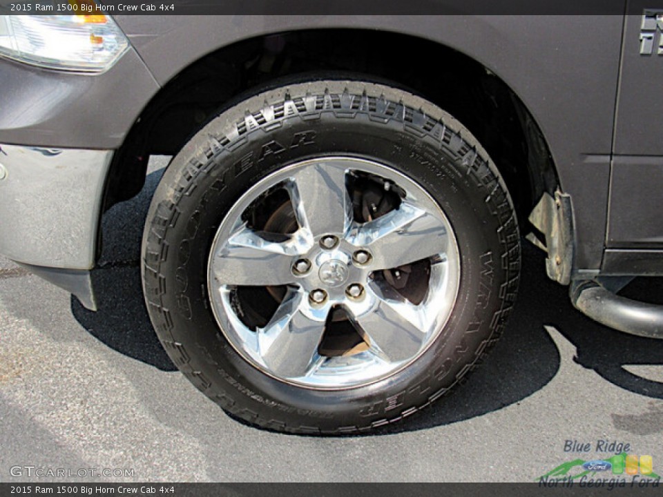 2015 Ram 1500 Big Horn Crew Cab 4x4 Wheel and Tire Photo #144891896