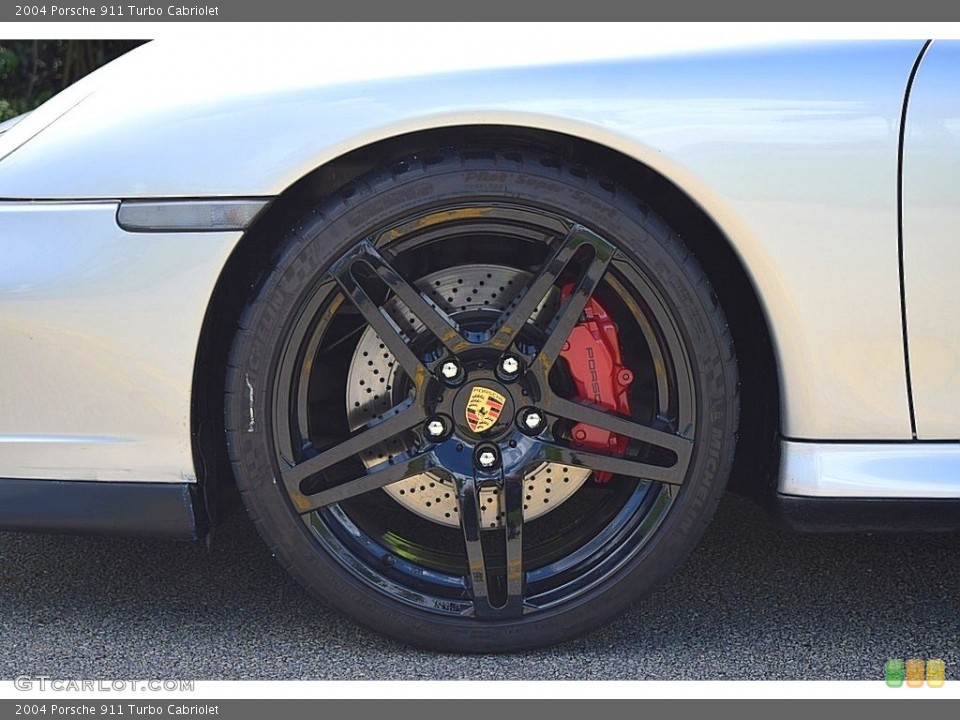 2004 Porsche 911 Turbo Cabriolet Wheel and Tire Photo #144905616