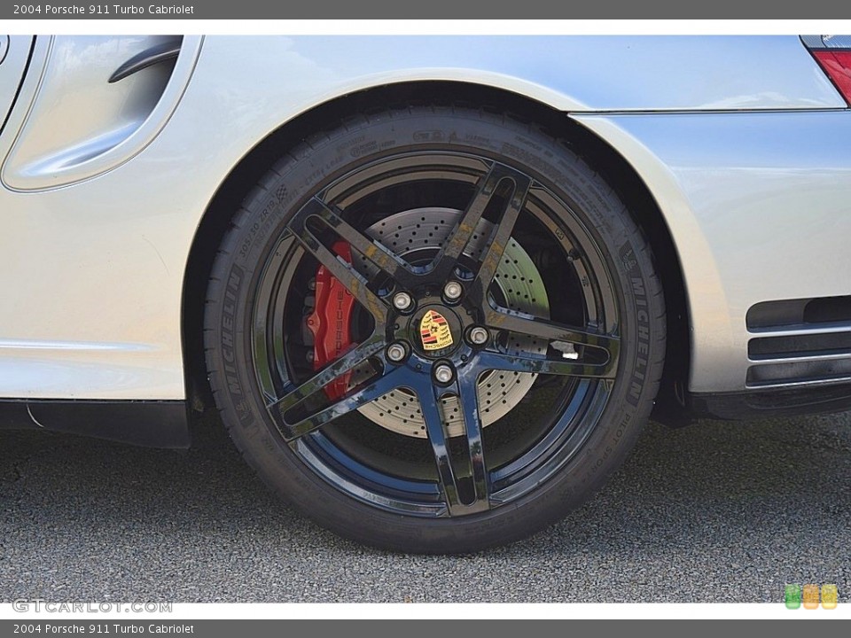 2004 Porsche 911 Turbo Cabriolet Wheel and Tire Photo #144905655