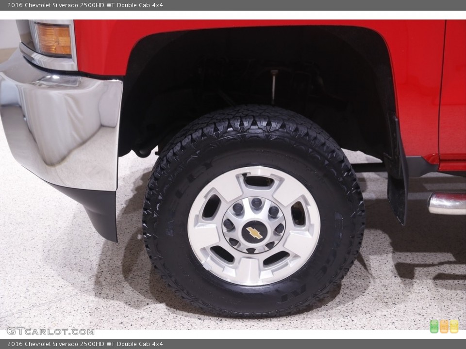 2016 Chevrolet Silverado 2500HD WT Double Cab 4x4 Wheel and Tire Photo #144910707