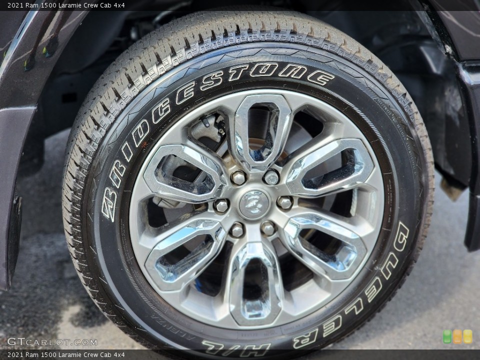 2021 Ram 1500 Laramie Crew Cab 4x4 Wheel and Tire Photo #144920693