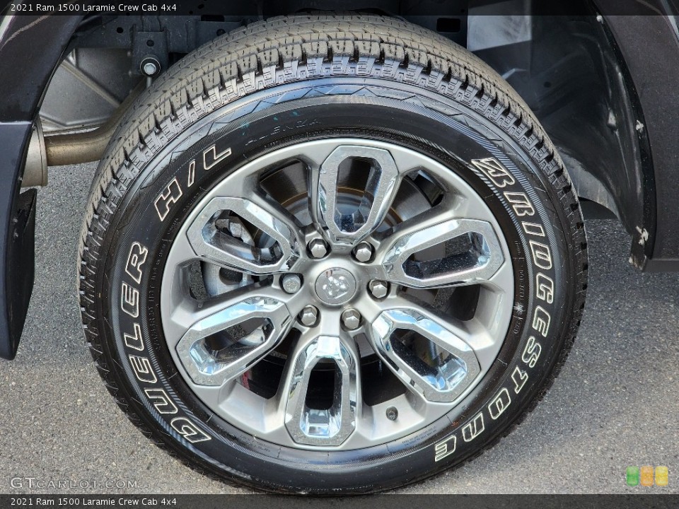 2021 Ram 1500 Laramie Crew Cab 4x4 Wheel and Tire Photo #144920865