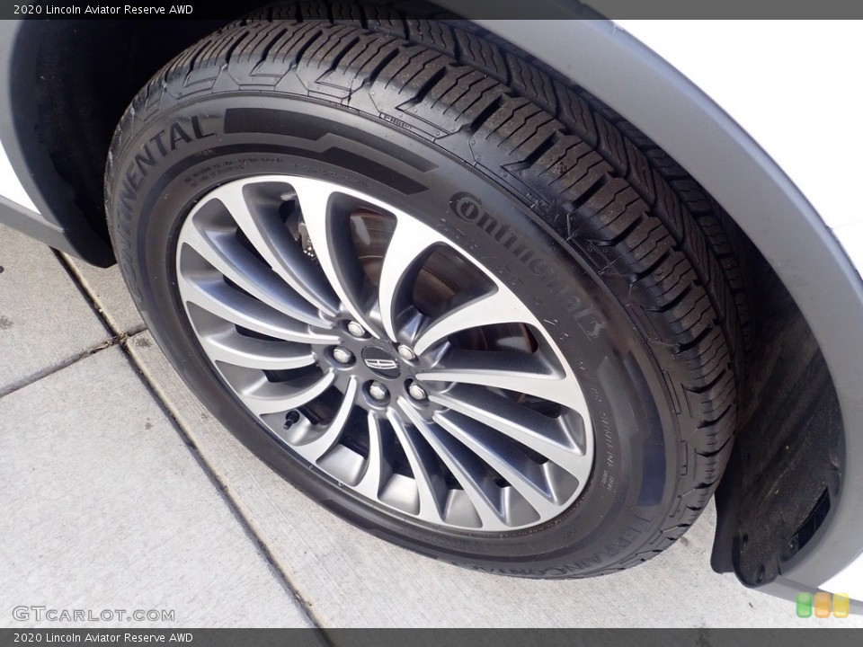 2020 Lincoln Aviator Reserve AWD Wheel and Tire Photo #144922896
