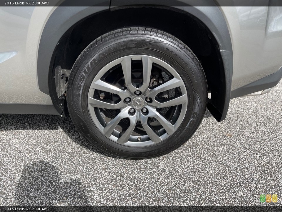 2016 Lexus NX 200t AWD Wheel and Tire Photo #144923143