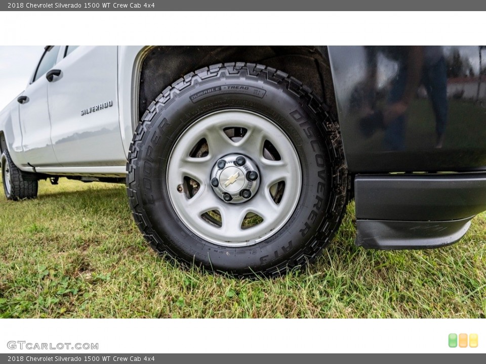 2018 Chevrolet Silverado 1500 WT Crew Cab 4x4 Wheel and Tire Photo #144927518