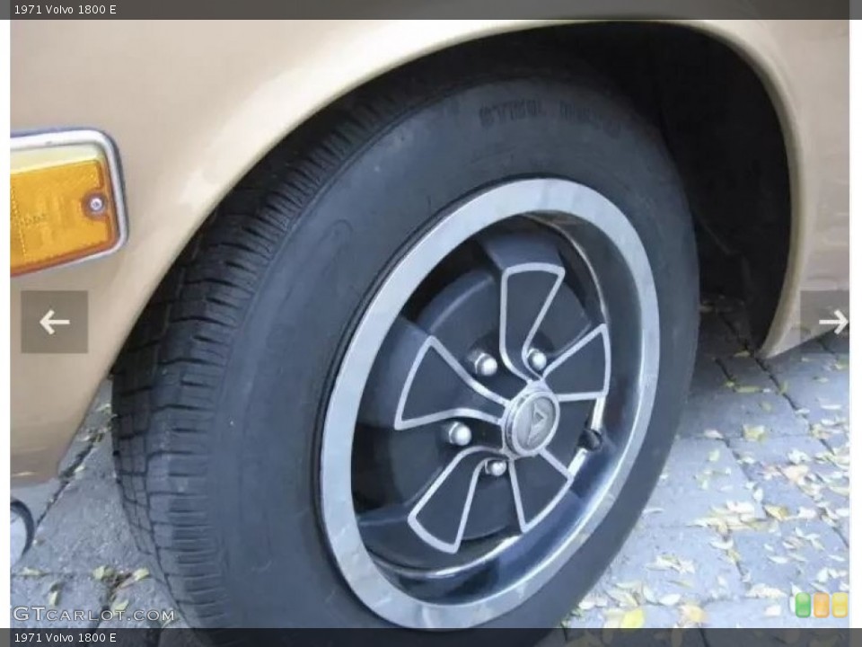 1971 Volvo 1800 Wheels and Tires