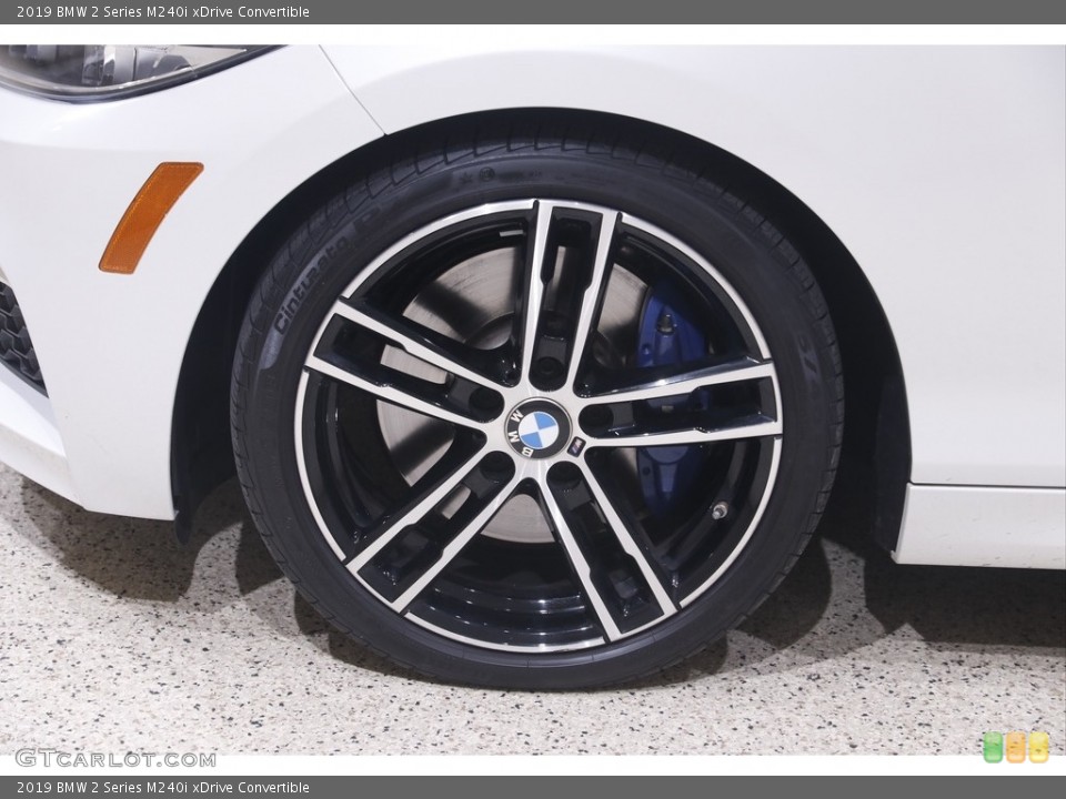 2019 BMW 2 Series M240i xDrive Convertible Wheel and Tire Photo #144968504