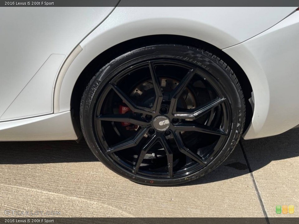 2016 Lexus IS Custom Wheel and Tire Photo #144981044
