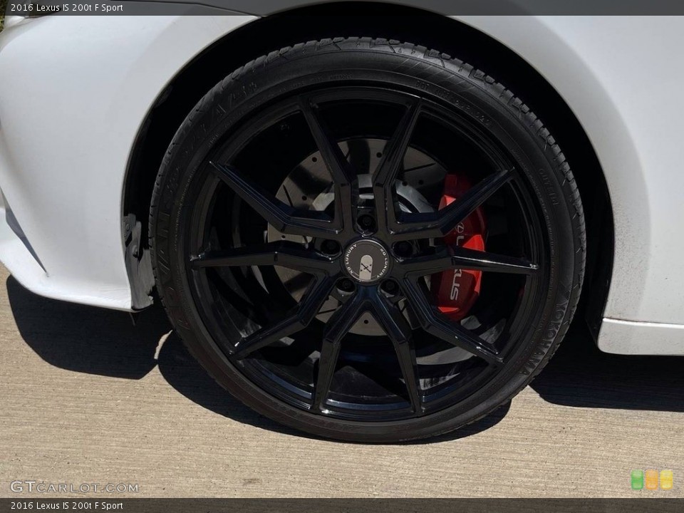 2016 Lexus IS Custom Wheel and Tire Photo #144981071