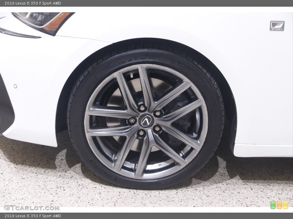 2019 Lexus IS 350 F Sport AWD Wheel and Tire Photo #144983228