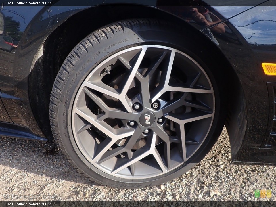 2021 Hyundai Sonata N Line Wheel and Tire Photo #144987945