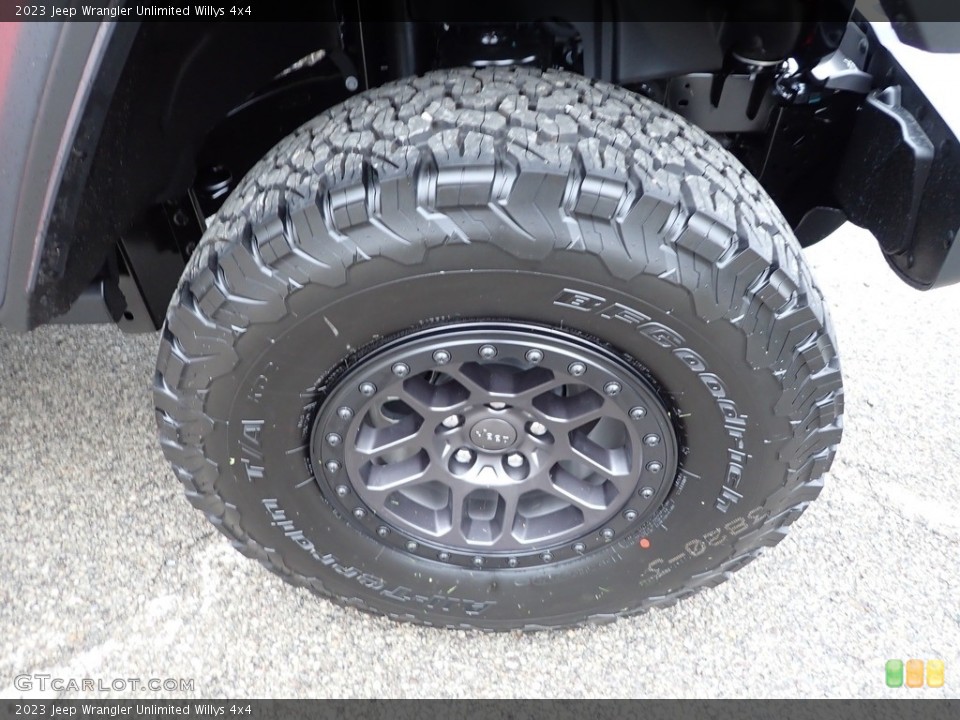 2023 Jeep Wrangler Unlimited Willys 4x4 Wheel and Tire Photo #144992138