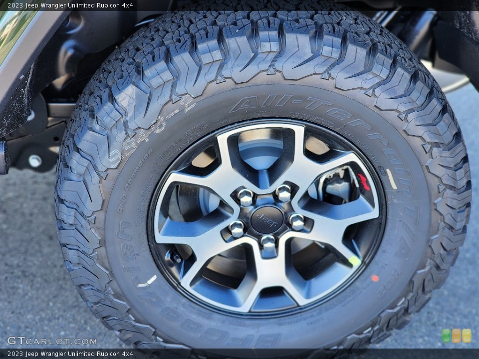 2023 Jeep Wrangler Unlimited Rubicon 4x4 Wheel and Tire Photo #144992684
