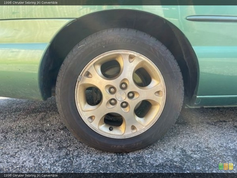 1998 Chrysler Sebring JXi Convertible Wheel and Tire Photo #144994149