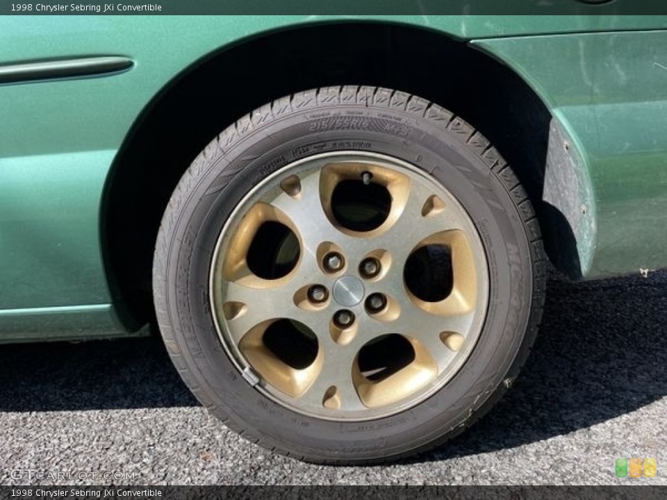 1998 Chrysler Sebring JXi Convertible Wheel and Tire Photo #144994338