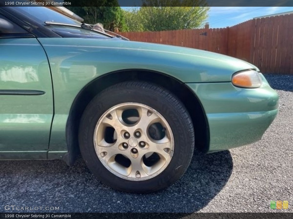 1998 Chrysler Sebring JXi Convertible Wheel and Tire Photo #144994353