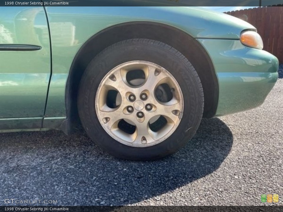 1998 Chrysler Sebring JXi Convertible Wheel and Tire Photo #144994368