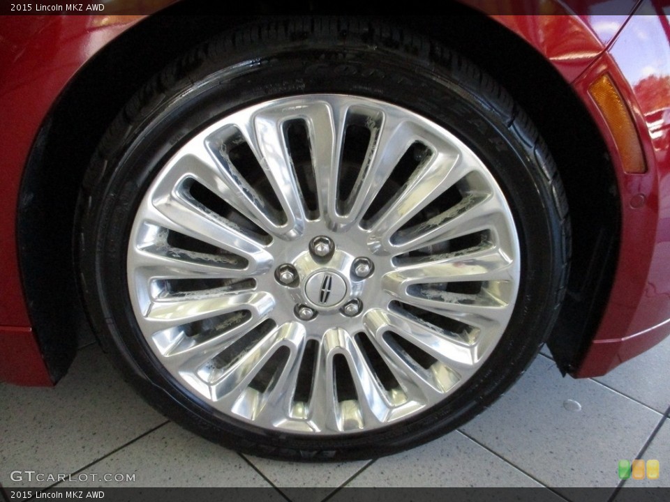 2015 Lincoln MKZ AWD Wheel and Tire Photo #144995756