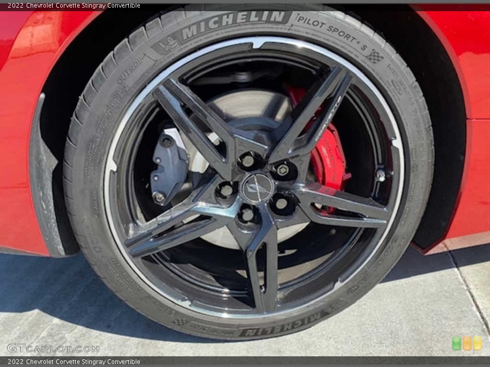 2022 Chevrolet Corvette Stingray Convertible Wheel and Tire Photo #144995876